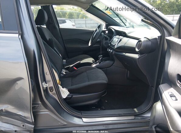 3N1CP5CU1KL557092 2019 NISSAN KICKS Gray Widok wnętrza z przodu