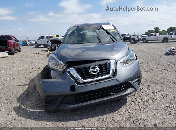 3N1CP5CU1KL557092 2019 NISSAN KICKS Gray Widok zestawu wskaźników