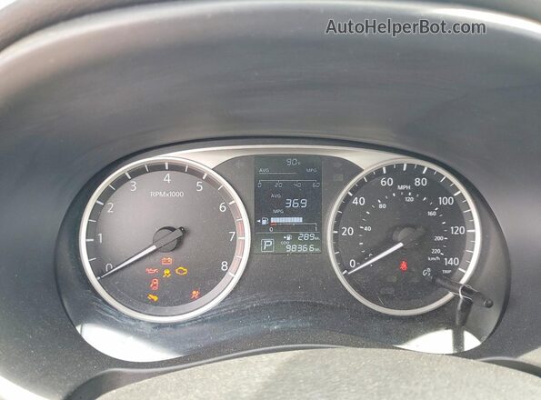 3N1CP5CU1KL568383 2019 NISSAN KICKS Silver Instrument cluster view