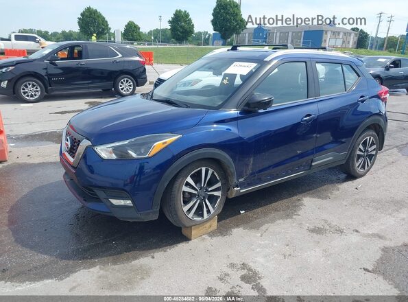3N1CP5CU2JL512645 2018 NISSAN KICKS Blue Front left