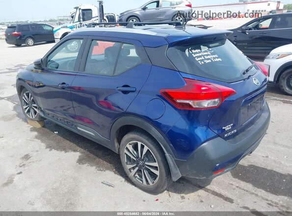 3N1CP5CU2JL512645 2018 NISSAN KICKS Blue Rear left