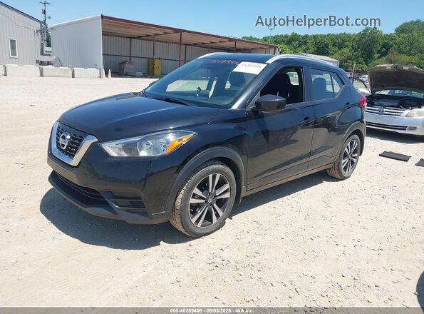 3N1CP5CU2JL541661 2018 NISSAN KICKS Black Առջևի ձախ երեք քառորդ տեսարան