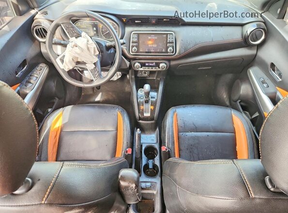 3N1CP5CU2KL508547 2019 NISSAN KICKS Black Widok deski rozdzielczej