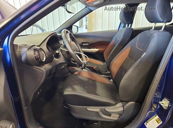 3N1CP5CU2KL510279 2019 NISSAN KICKS Blue Սալոնի դիմացի տեսք