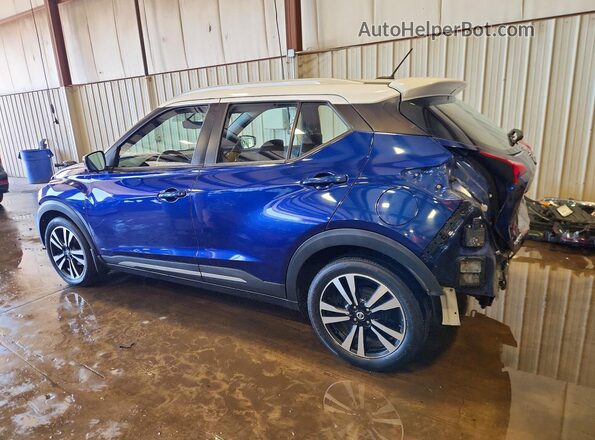 3N1CP5CU2KL510279 2019 NISSAN KICKS Blue Հետևի ձախ