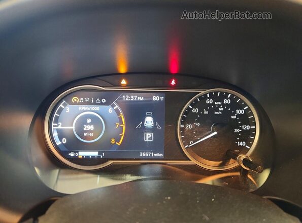3N1CP5CU2KL510279 2019 NISSAN KICKS Blue Սարքավորումների վահանակի տեսք