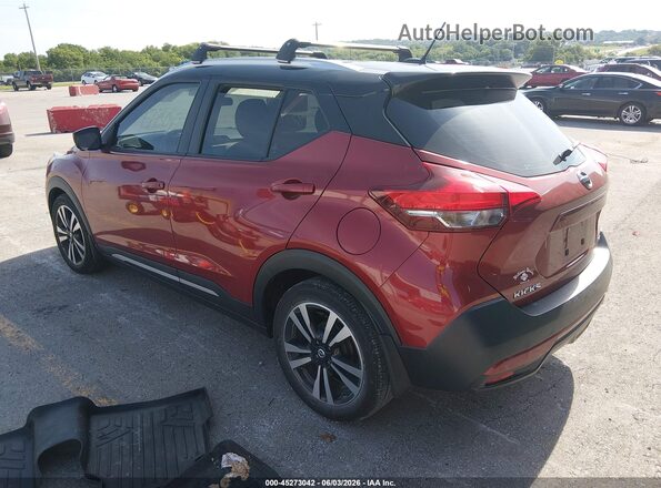 3N1CP5CU2KL535490 2019 NISSAN KICKS Red Trasero izquierdo