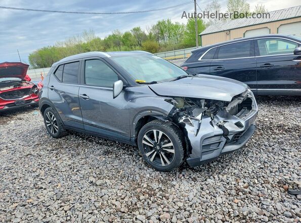 3N1CP5CU2KL542858 2019 NISSAN KICKS Gray Delantero derecho