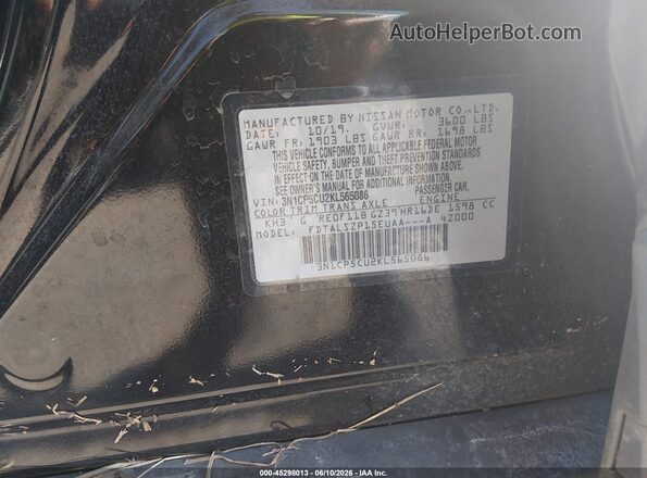 3N1CP5CU2KL565086 2019 NISSAN KICKS Черный Вид подкапотного пространства