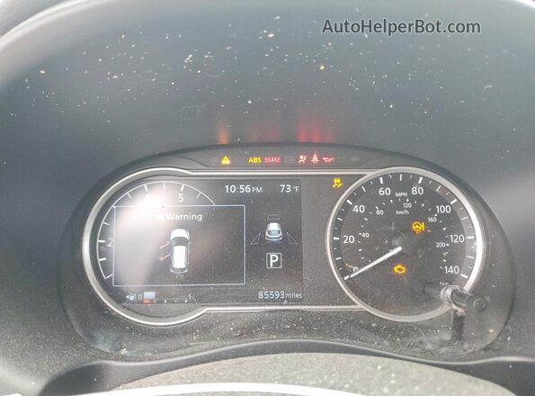 3N1CP5CU2KL568280 2019 NISSAN KICKS Белый Вид щитка приборов