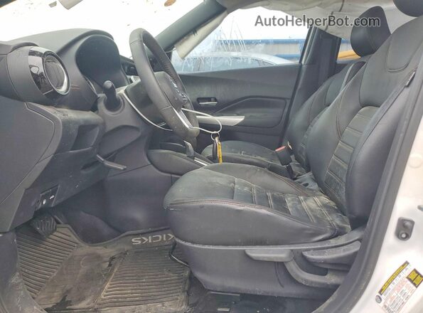 3N1CP5CU2KL568280 2019 NISSAN KICKS Белый Вид салона спереди