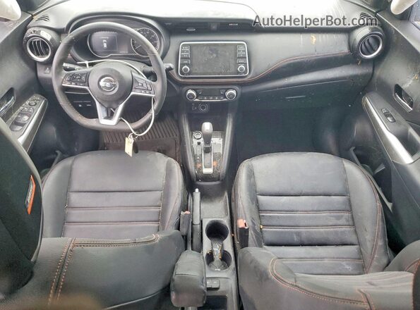 3N1CP5CU2KL568280 2019 NISSAN KICKS Белый Вид панели приборов