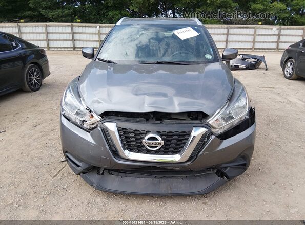 3N1CP5CU3KL491225 2019 NISSAN KICKS Gray Front view
