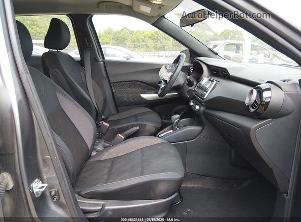 3N1CP5CU3KL491225 2019 NISSAN KICKS Gray Front interior view