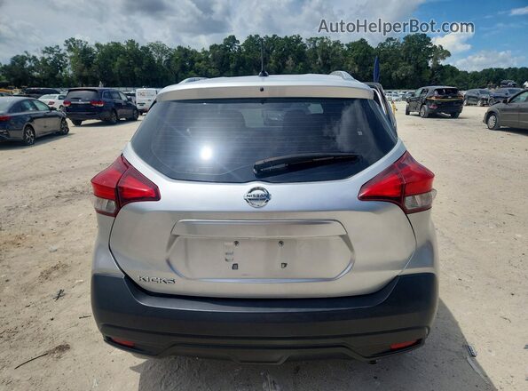 3N1CP5CU3KL491287 2019 NISSAN KICKS Серебряный Вид сзади