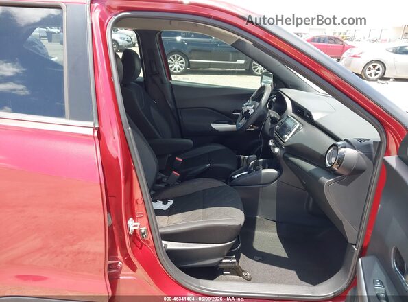 3N1CP5CU3KL496974 2019 NISSAN KICKS Red Вид салону спереду