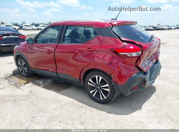 3N1CP5CU3KL496974 2019 NISSAN KICKS Red Задня ліва чверть