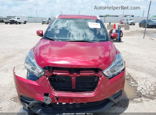 3N1CP5CU3KL496974 2019 NISSAN KICKS Red Вид щитка приладів