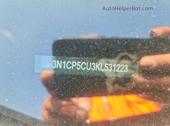 3N1CP5CU3KL531223 2019 NISSAN KICKS Black Widok komory silnika