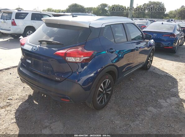 3N1CP5CU3KL533425 2019 NISSAN KICKS Синий Задняя правая четверть