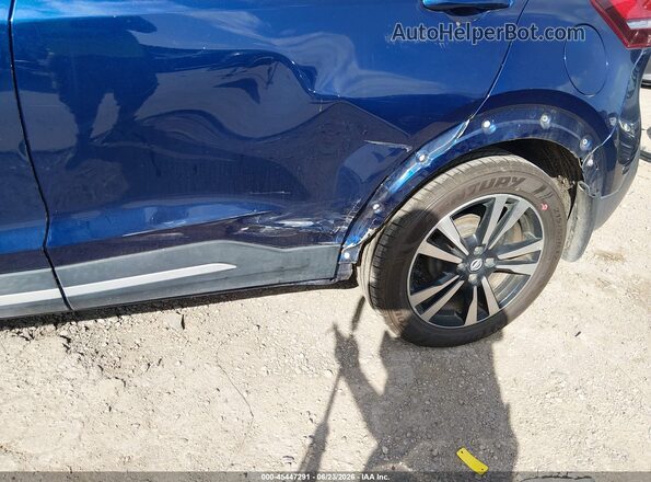 3N1CP5CU3KL533425 2019 NISSAN KICKS Синий Вид спереди