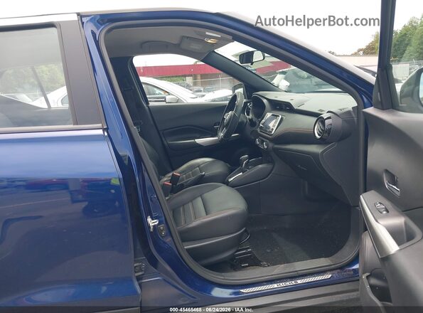 3N1CP5CU3KL536048 2019 NISSAN KICKS Blue Front interior view