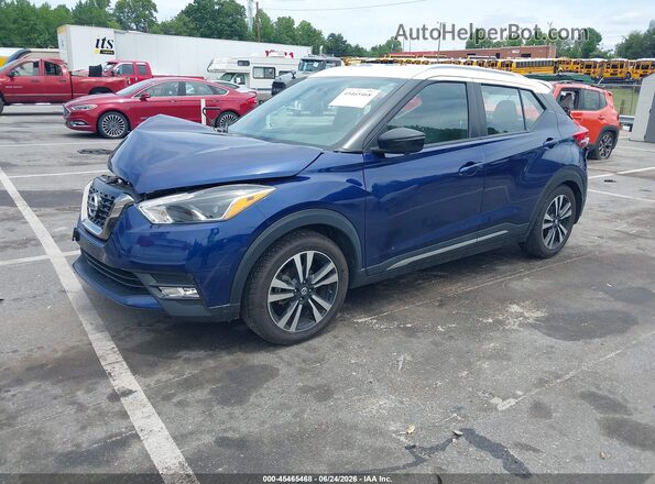 3N1CP5CU3KL536048 2019 NISSAN KICKS Blue Front left
