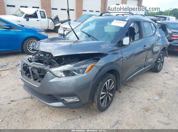 3N1CP5CU3KL559958 2019 NISSAN KICKS Gray Передня ліва чверть