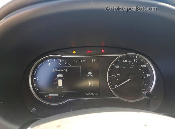 3N1CP5CU3KL565663 2019 NISSAN KICKS Red Instrument cluster view