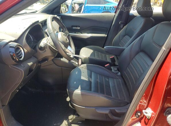 3N1CP5CU3KL565663 2019 NISSAN KICKS Red Front interior view