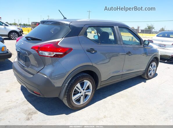 3N1CP5CU4JL514221 2018 NISSAN KICKS Gray Задня права чверть