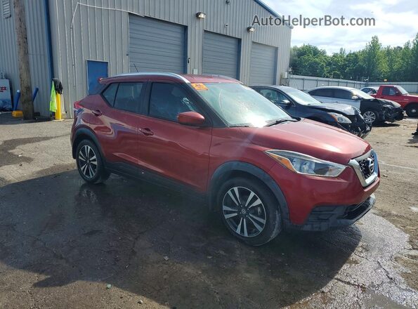 3N1CP5CU4JL517135 2018 NISSAN KICKS Burgundy Передня права чверть