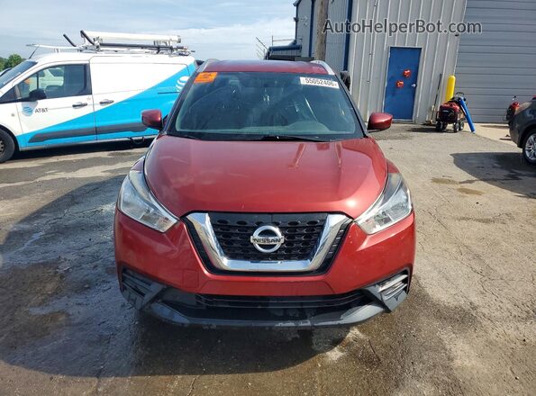 3N1CP5CU4JL517135 2018 NISSAN KICKS Burgundy Вид спереду