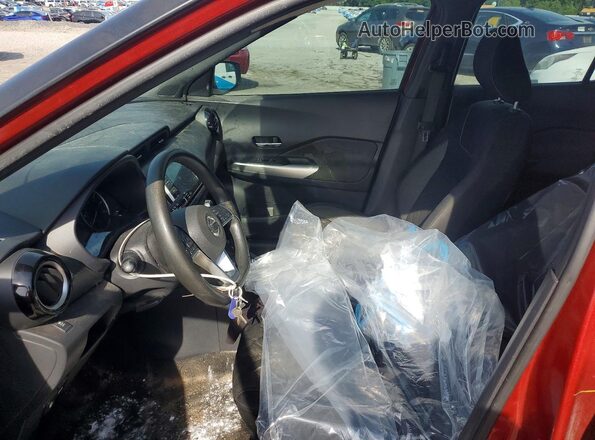 3N1CP5CU4JL517135 2018 NISSAN KICKS Burgundy Вид салону спереду
