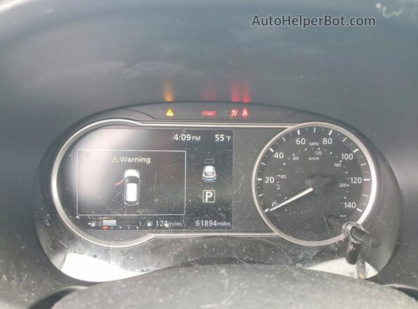 3N1CP5CU4JL519354 2018 NISSAN KICKS Blue Սարքավորումների վահանակի տեսք
