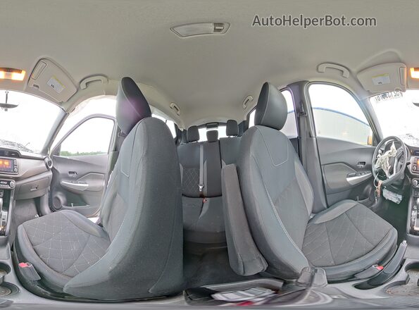 3N1CP5CU4JL525204 2018 NISSAN KICKS Gray Vista interior de 360 grados