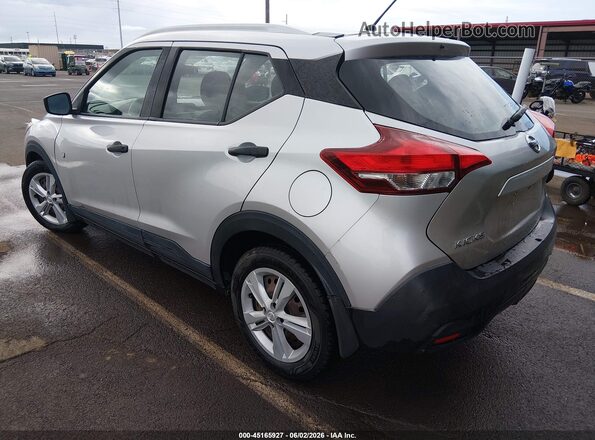 3N1CP5CU4JL536039 2018 NISSAN KICKS Серебряный Задняя левая четверть