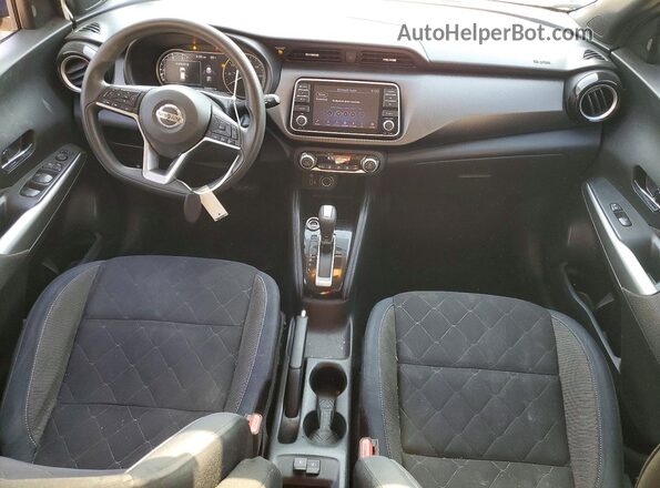 3N1CP5CU4JL541872 2018 NISSAN KICKS Blue Առջևի վահանակի տեսք