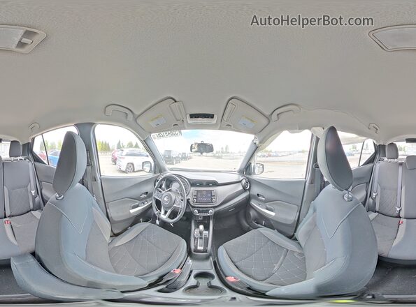3N1CP5CU4KL470674 2019 NISSAN KICKS Серебряный Панорамный вид салона 360°