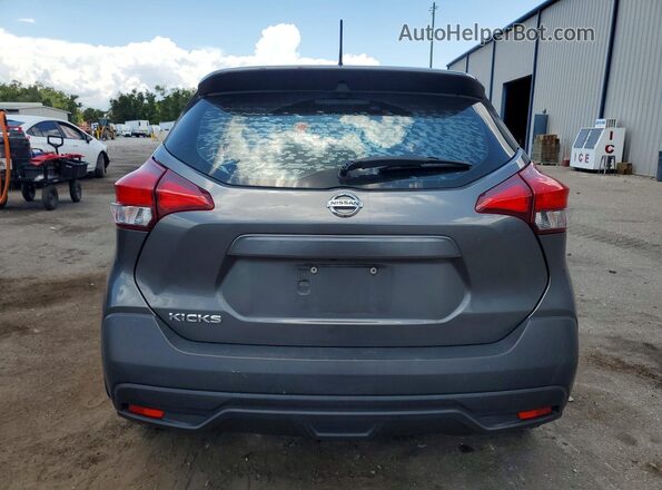 3N1CP5CU5JL501896 2018 NISSAN KICKS Gray Вид ззаду