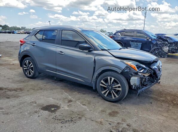 3N1CP5CU5JL501896 2018 NISSAN KICKS Gray Передня права чверть