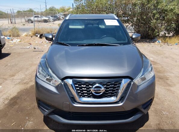 3N1CP5CU5KL498404 2019 NISSAN KICKS Gray Առջևի վահանակի տեսք