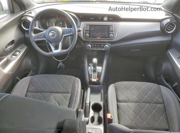 3N1CP5CU5KL510146 2019 NISSAN KICKS Белый Вид панели приборов