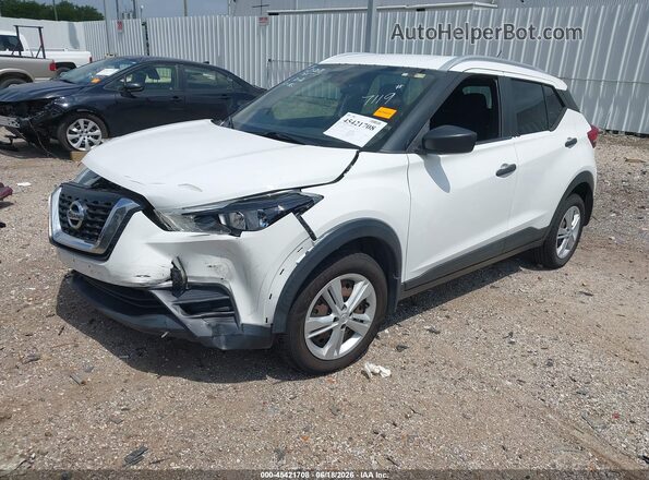 3N1CP5CU5KL537119 2019 NISSAN KICKS White Vista tres cuartos delantera izquierda
