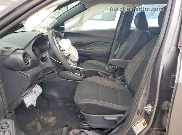 3N1CP5CU5KL540392 2019 NISSAN KICKS Charcoal Widok wnętrza z przodu