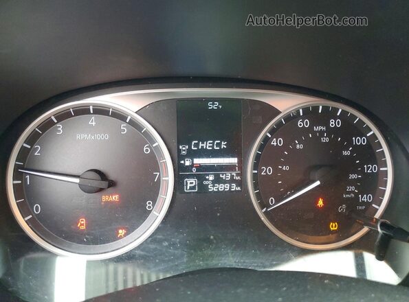 3N1CP5CU5KL540392 2019 NISSAN KICKS Charcoal Widok zestawu wskaźników