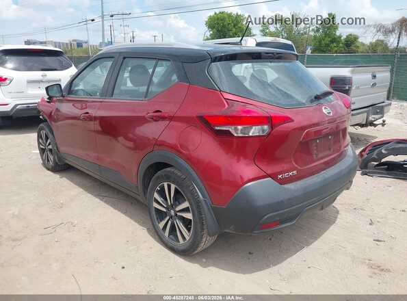 3N1CP5CU6JL528590 2018 NISSAN KICKS Red Задня ліва чверть