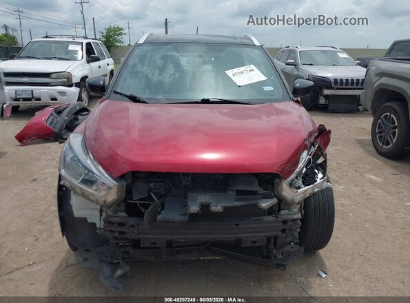 3N1CP5CU6JL528590 2018 NISSAN KICKS Red Вид задньої частини салону