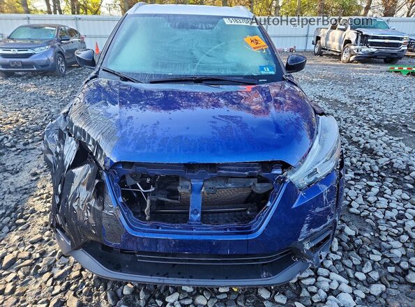 3N1CP5CU6JL533207 2018 NISSAN KICKS Blue 