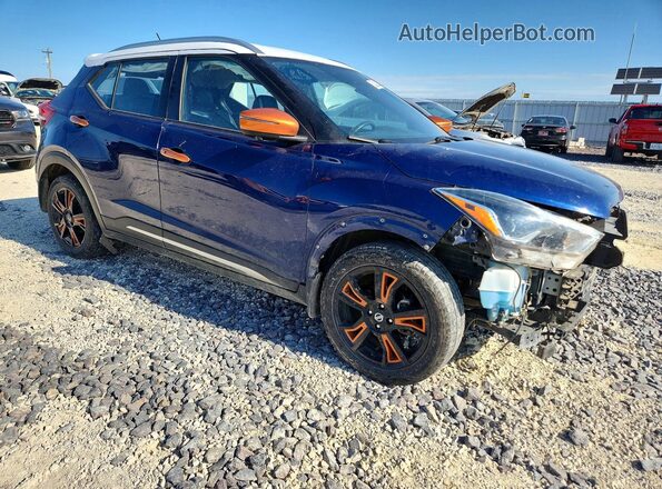 3N1CP5CU6KL491686 2019 NISSAN KICKS Blue Front right